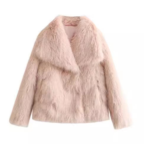 VICKY | Chaqueta de pelo sintético elegante y cálida