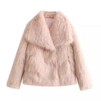 VICKY | Chaqueta de pelo sintético elegante y cálida