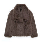 VICKY | Chaqueta de pelo sintético elegante y cálida