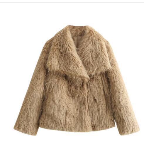VICKY | Chaqueta de pelo sintético elegante y cálida