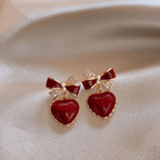 NALA | Elegantes pendientes en forma de corazón