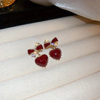 NALA | Elegantes pendientes en forma de corazón