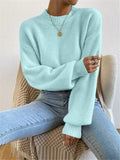 LUZ | Jersey de punto suave con cuello redondo