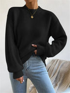 LUZ | Jersey de punto suave con cuello redondo