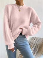LUZ | Jersey de punto suave con cuello redondo