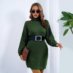 TALMA | Vestido jersey de punto cálido para mujer