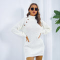 TALMA | Vestido jersey de punto cálido para mujer