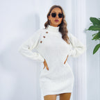 TALMA | Vestido jersey de punto cálido para mujer