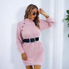 TALMA | Vestido jersey de punto cálido para mujer
