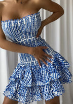 SOL | Vestido Corto Veraniego de Bordado Inglés
