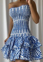 SOL | Vestido Corto Veraniego de Bordado Inglés