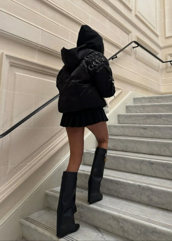 EMILY | Botas Altas Elegantes de Cuña Oculta