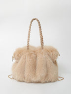 CARLOTA | Elegante bolso bandolera de felpa suave