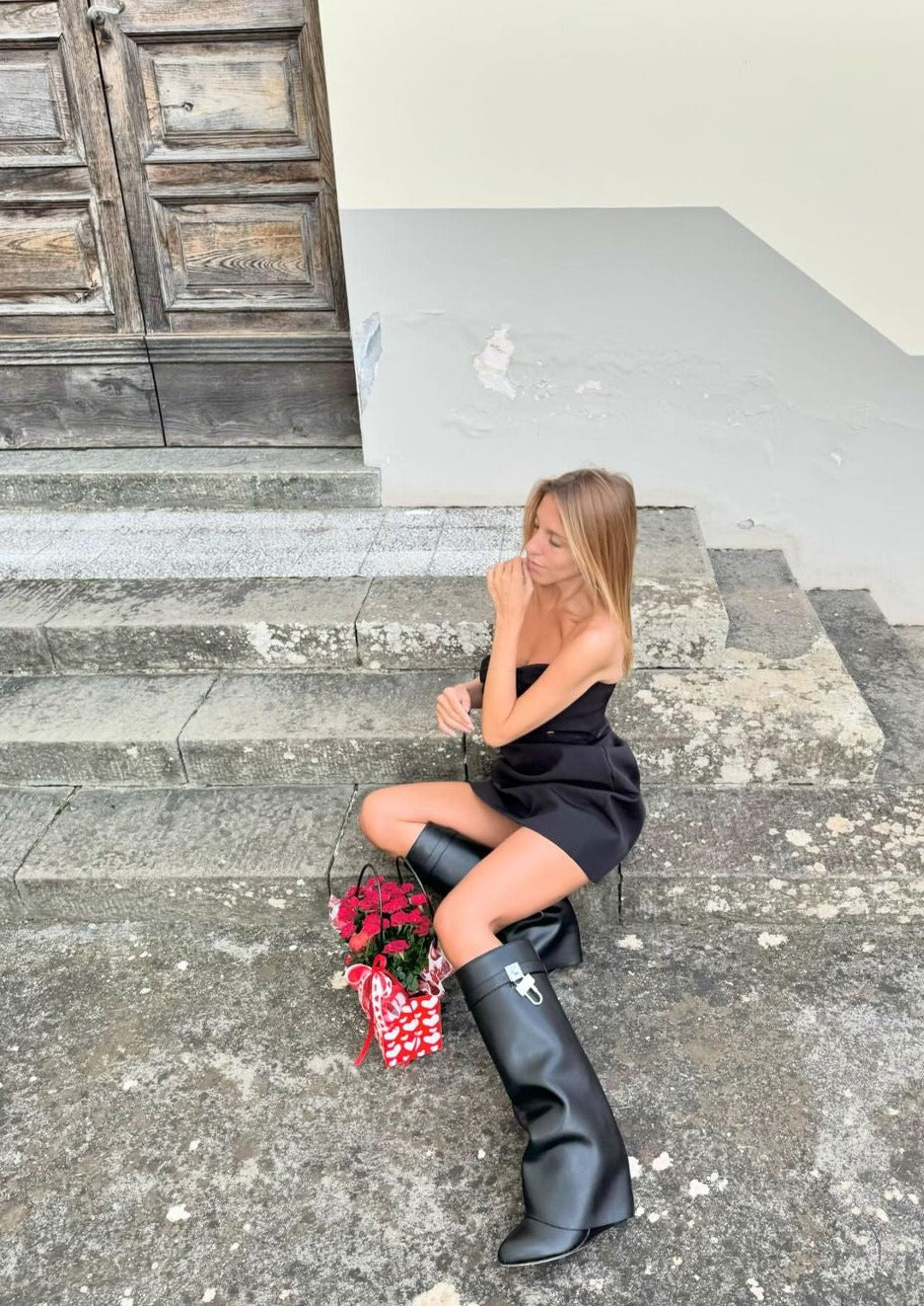 EMILY | Botas Altas Elegantes de Cuña Oculta