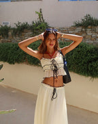 BEATRIX | Conjunto de Top y Falda Boho Elegante