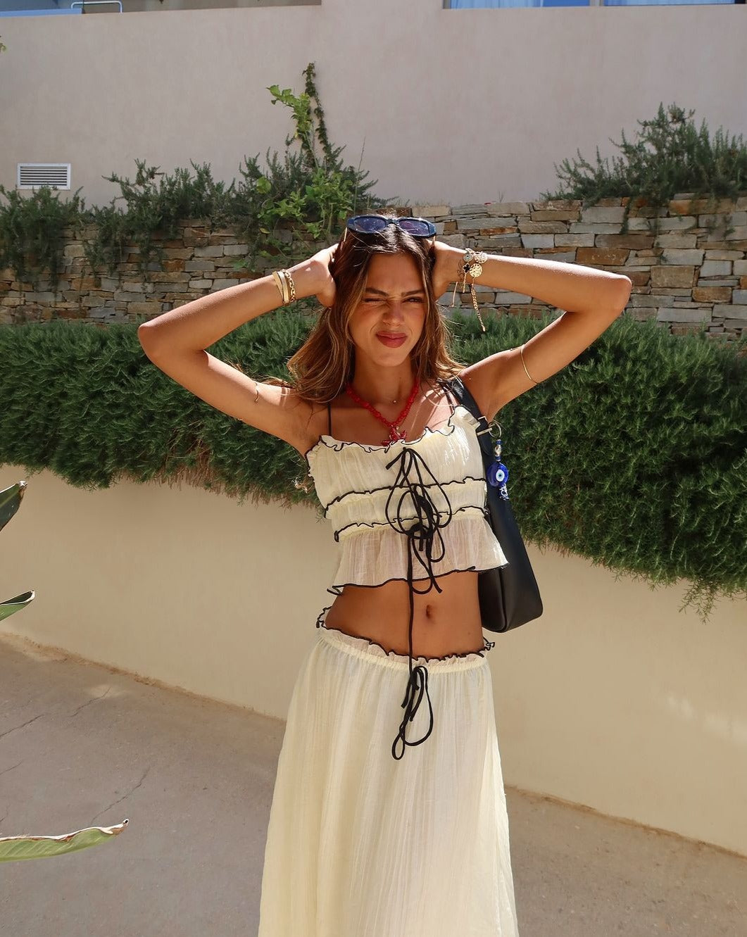 BEATRIX | Conjunto de Top y Falda Boho Elegante