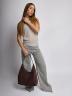 KAELIS | Bolso tote de cuero de ante