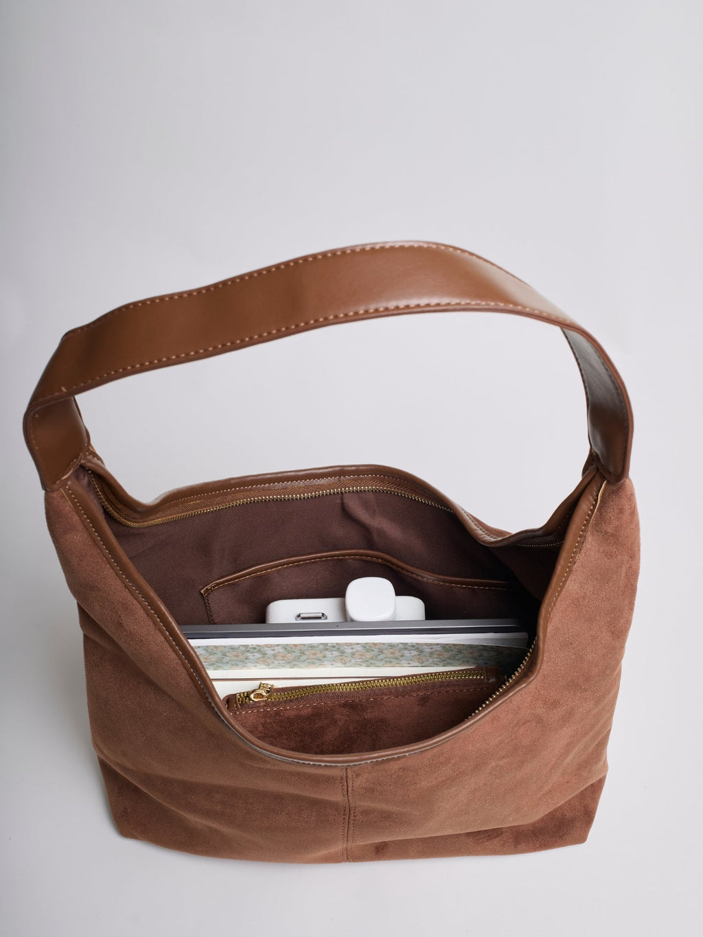 KAELIS | Bolso tote de cuero de ante