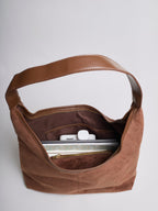 KAELIS | Bolso tote de cuero de ante