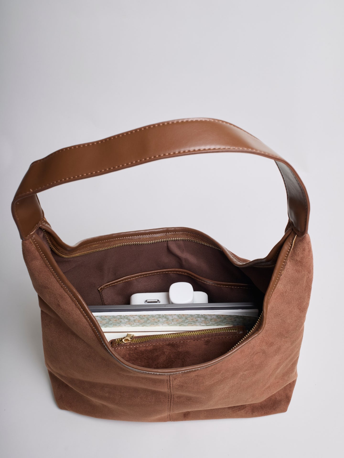KAELIS | Bolso tote de cuero de ante
