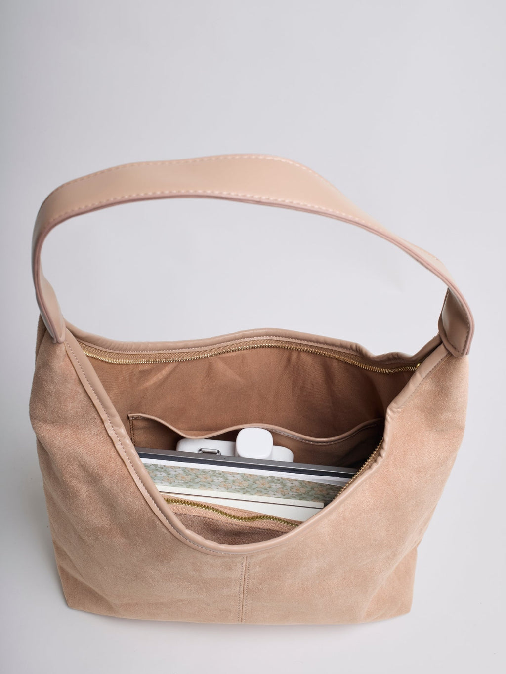 KAELIS | Bolso tote de cuero de ante