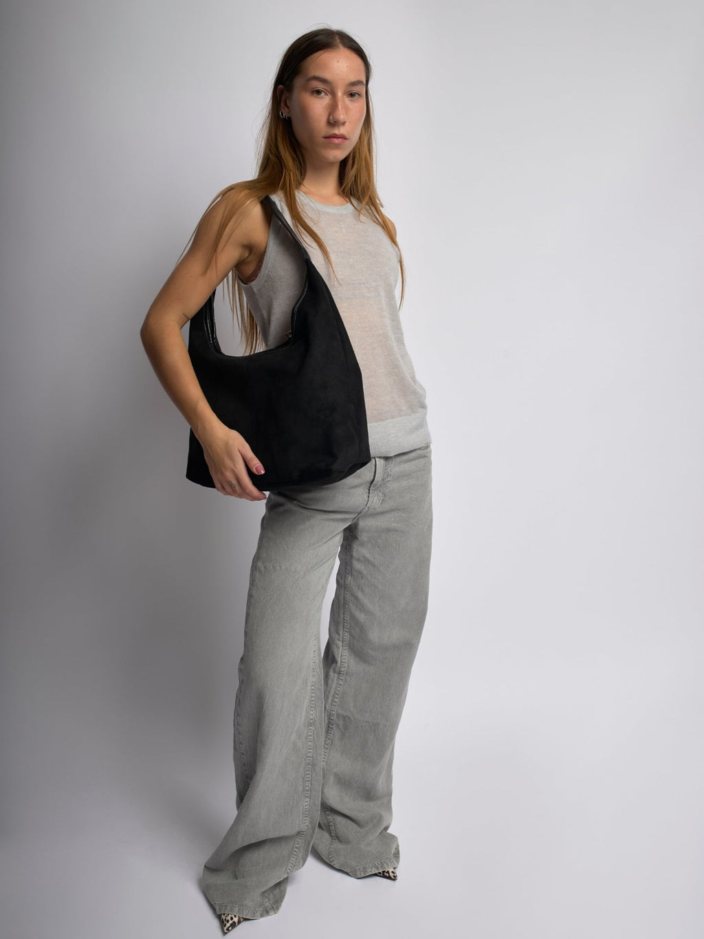 KAELIS | Bolso tote de cuero de ante