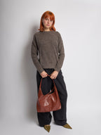 DRAVIA | Bolso tote de cuero envejecido