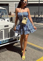 SOL | Vestido Corto Veraniego de Bordado Inglés