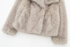 VICKY | Chaqueta de pelo sintético elegante y cálida