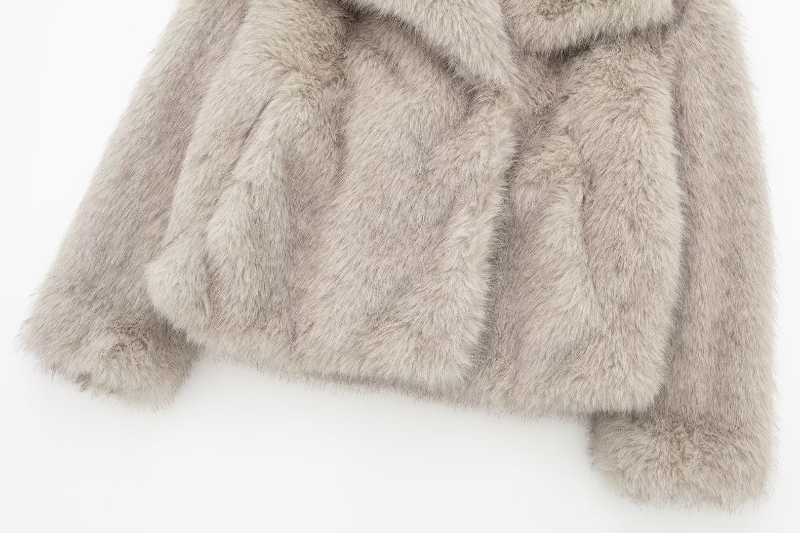 VICKY | Chaqueta de pelo sintético elegante y cálida
