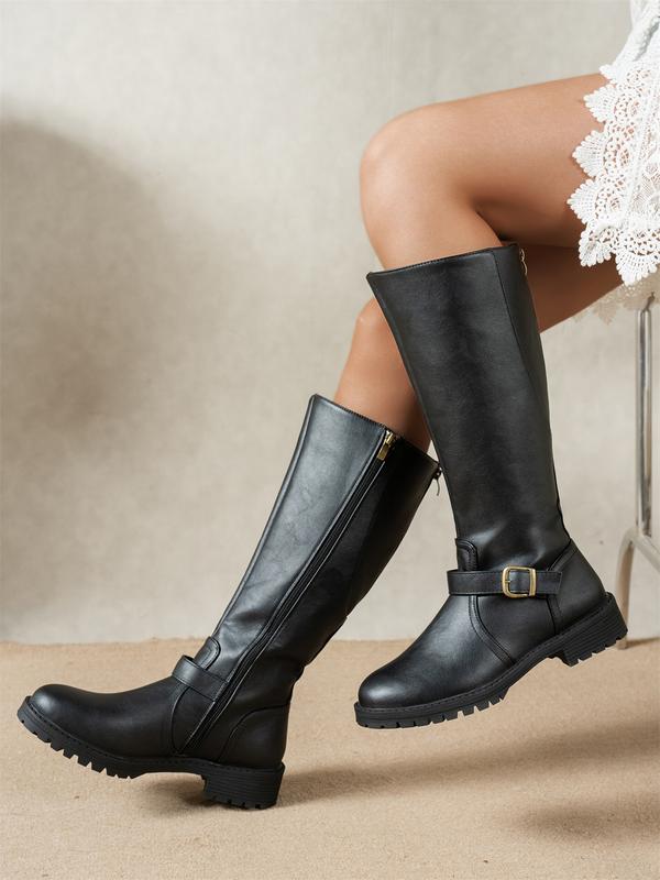 ELISA | Elegantes botas de tacón bajo para mujer
