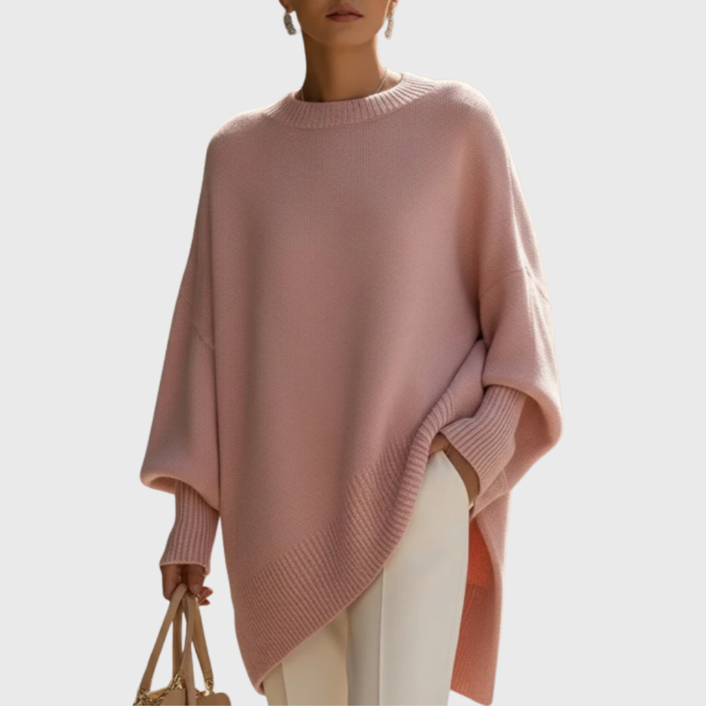 LIVIA | Jersey poncho oversize elegante y cálido