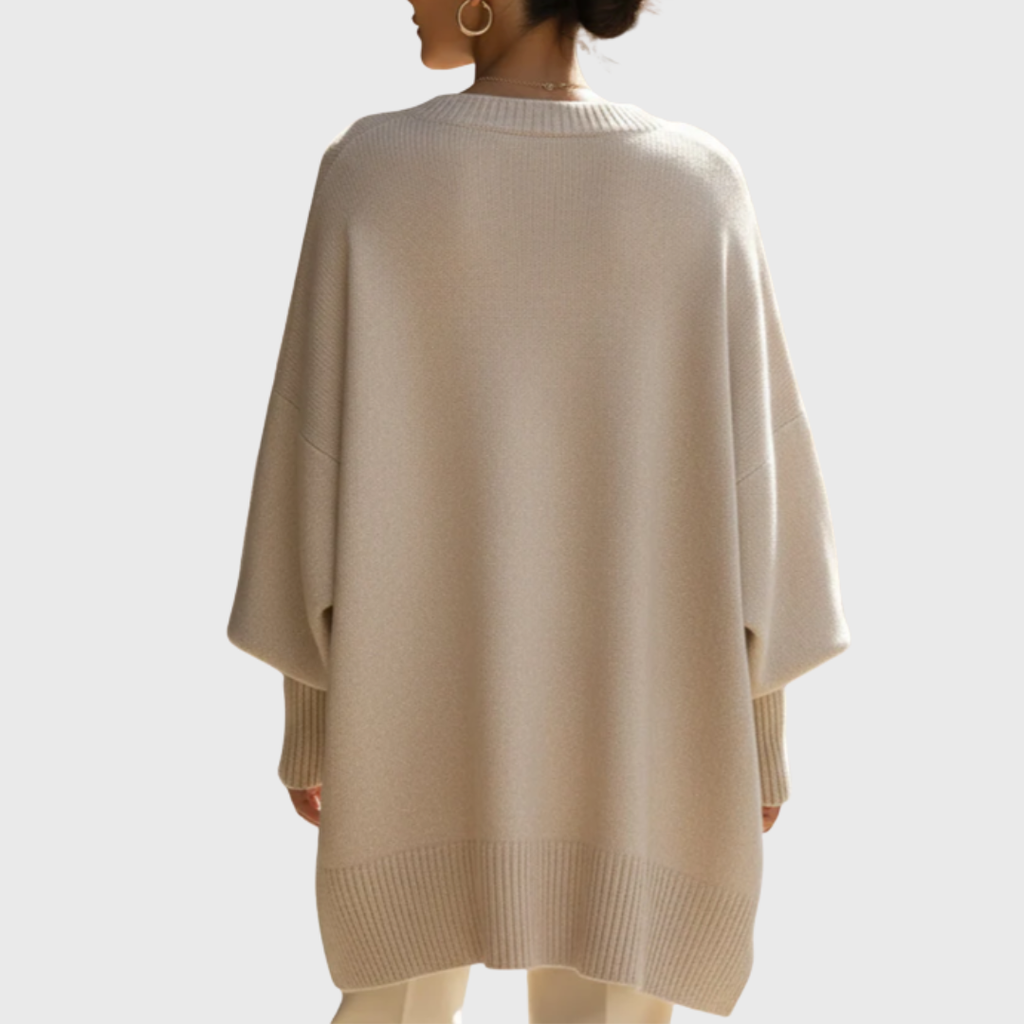 LIVIA | Jersey poncho oversize elegante y cálido