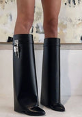 EMILY | Botas Altas Elegantes de Cuña Oculta
