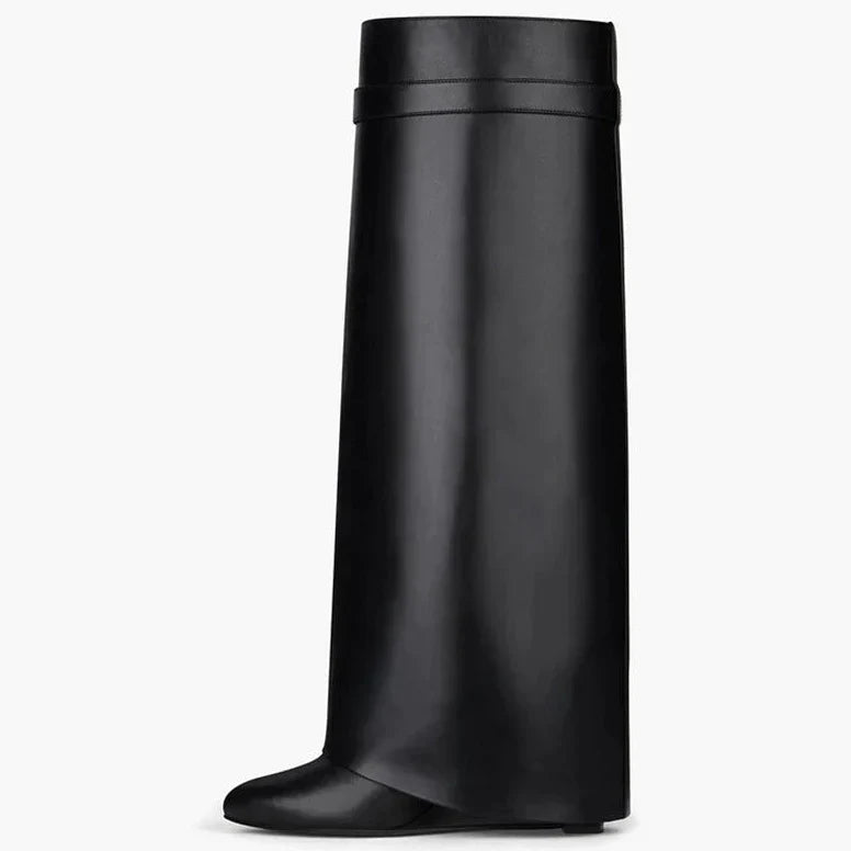 EMILY | Botas Altas Elegantes de Cuña Oculta