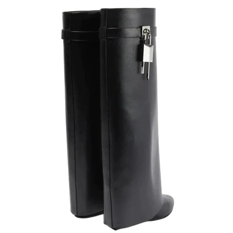 EMILY | Botas Altas Elegantes de Cuña Oculta