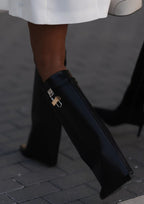EMILY | Botas Altas Elegantes de Cuña Oculta