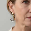 ESTELA | Pendientes bicolor elegantes y modernos