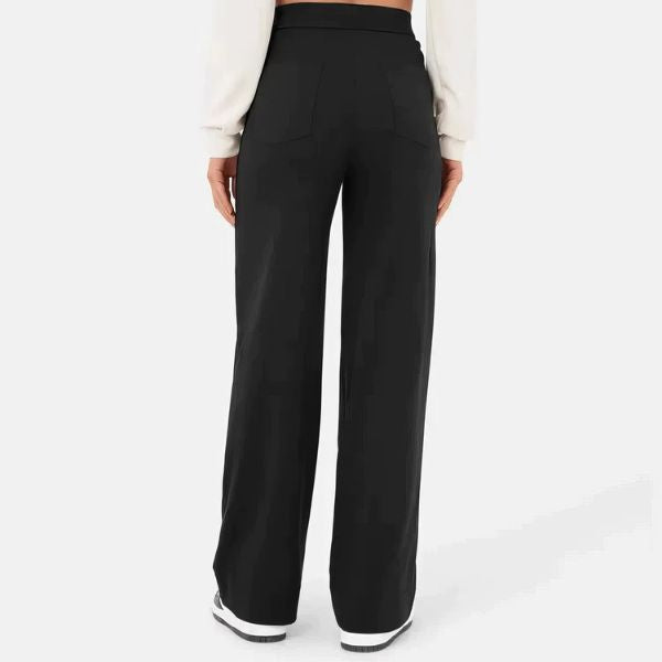 ALBA | Pantalones informales de cintura alta