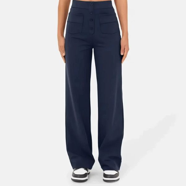 ALBA | Pantalones informales de cintura alta