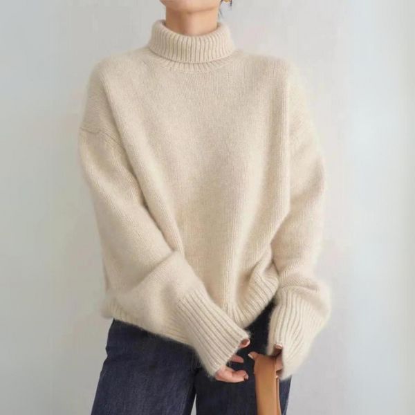 AURIA | Jersey de cuello alto cómodo y suave