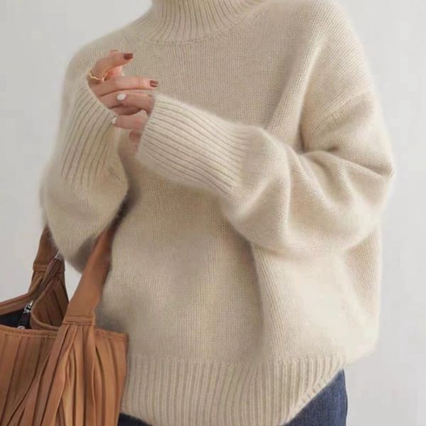 AURIA | Jersey de cuello alto cómodo y suave