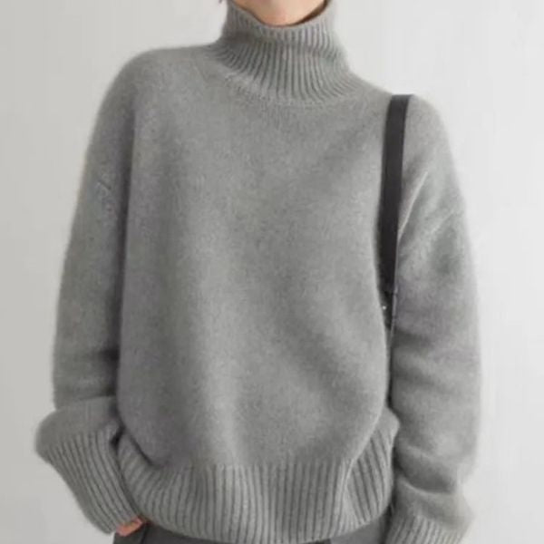 AURIA | Jersey de cuello alto cómodo y suave