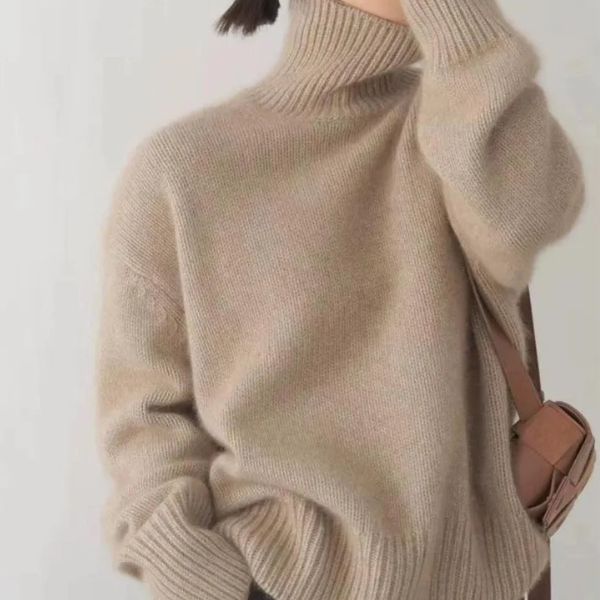 AURIA | Jersey de cuello alto cómodo y suave