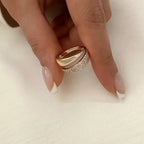 LUMINA | Anillo elegante con piedras brillantes (1+1 GRATIS)