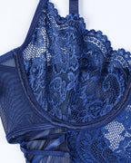 AMY | Body de Encaje Transparente con Detalle de Lazos