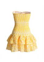 SOL | Vestido Corto Veraniego de Bordado Inglés