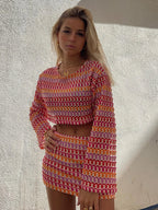 TAMARA | Conjunto de Dos Piezas con Manga Acampanada