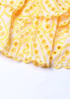 SOL | Vestido Corto Veraniego de Bordado Inglés