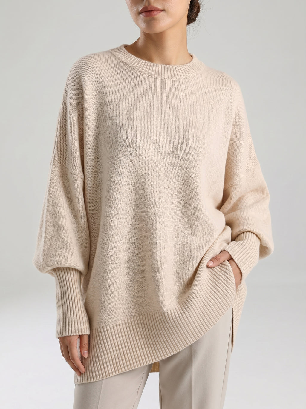LIVIA | Jersey poncho oversize elegante y cálido